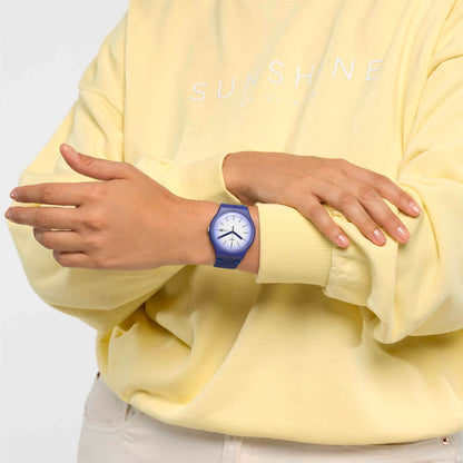 Swatch Violet Verbena de caballero banda de resina – SUON716