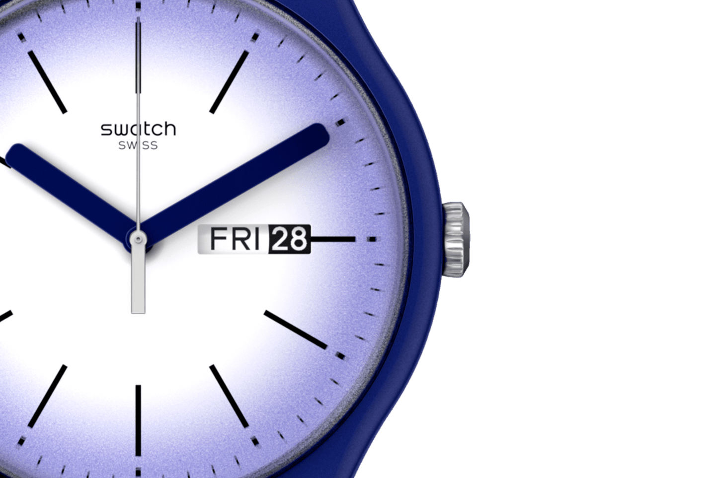 Swatch Violet Verbena de caballero banda de resina – SUON716