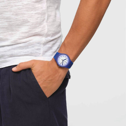 Swatch Violet Verbena de caballero banda de resina – SUON716