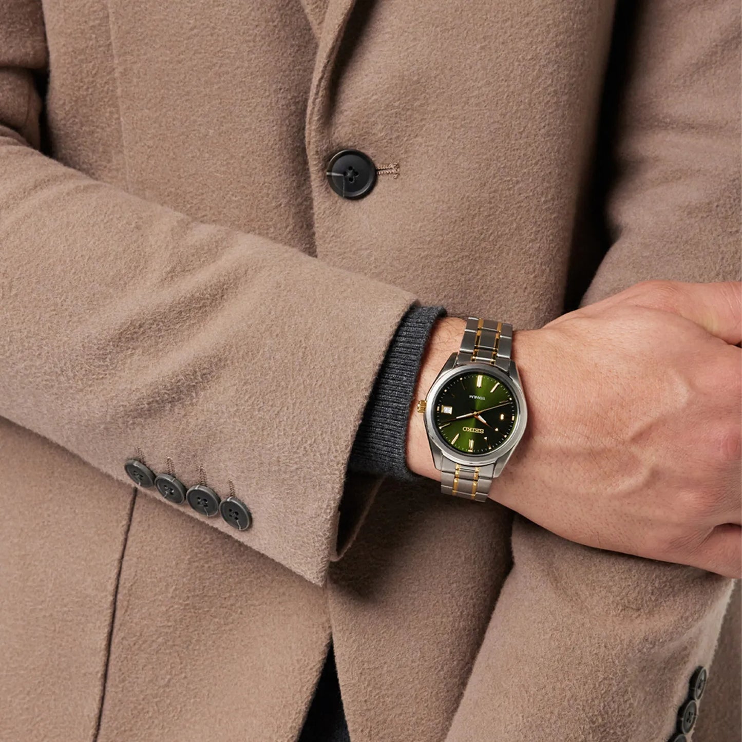 Seiko Titanium de hombre pulsera de metal – SUR377P1