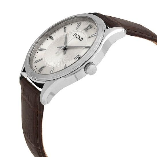 Seiko de caballero pulsera de piel – SUR421P1