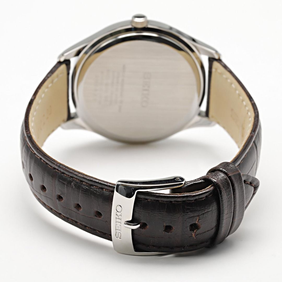 Seiko de caballero pulsera de piel – SUR421P1