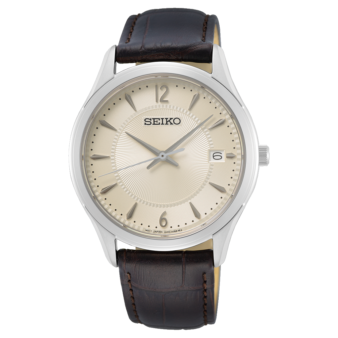 Seiko de caballero pulsera de piel – SUR421P1