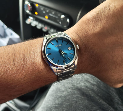 Seiko Cristal Zafiro para Caballero Banda de Acero inoxidable – SUR525P1