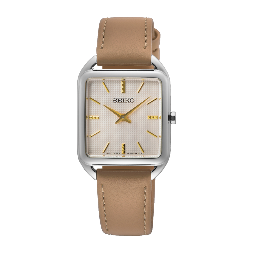 Seiko Essentials de señorita pulsera de piel 26 mm – SWR089P1