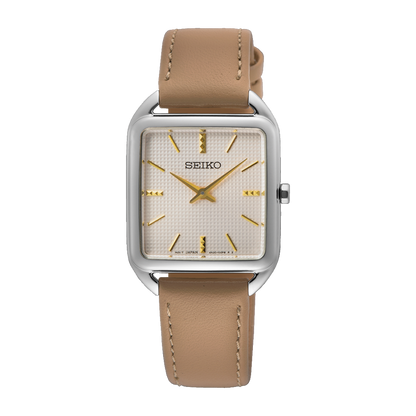Seiko Essentials de señorita pulsera de piel 26 mm – SWR089P1