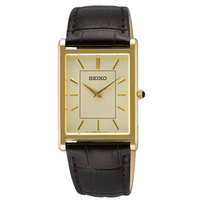 Seiko Classic de hombre pulsera de cuero – SWR106P1