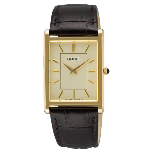 Seiko Classic de hombre pulsera de cuero – SWR106P1