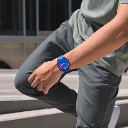 Swatch Cobalt Disco de hombre pulsera de resina – SO29N705