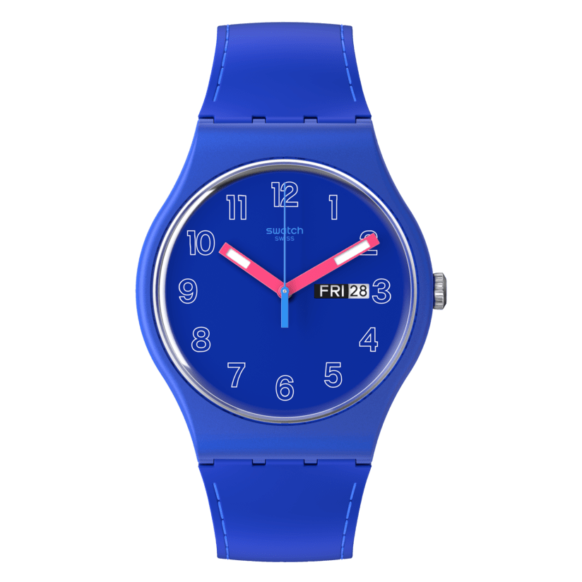 Swatch Cobalt Disco de hombre pulsera de resina – SO29N705