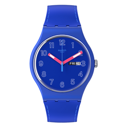 Swatch Cobalt Disco de hombre pulsera de resina – SO29N705