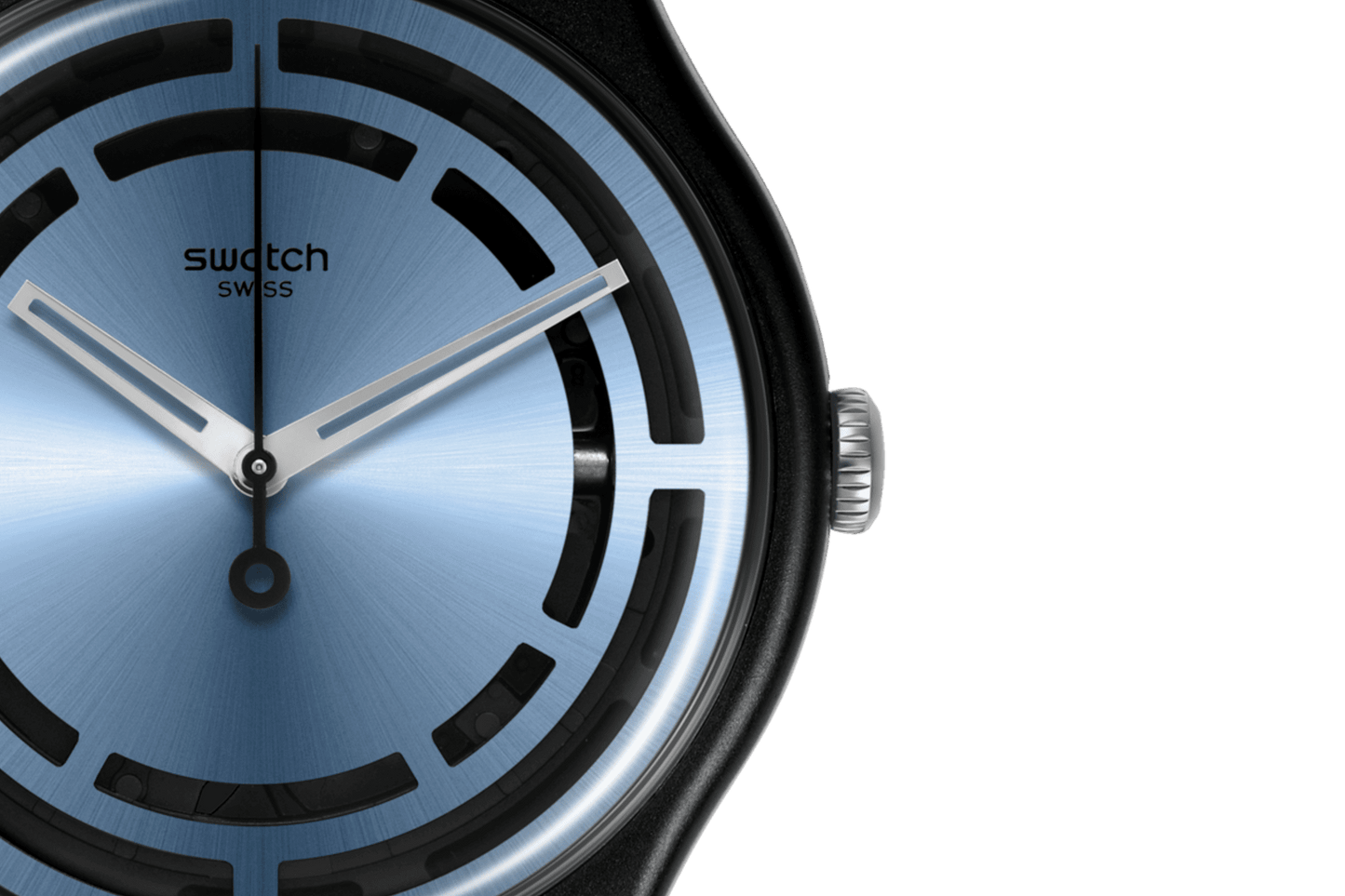 Swatch Circled Lines Unisex banda de resina – SO32B118