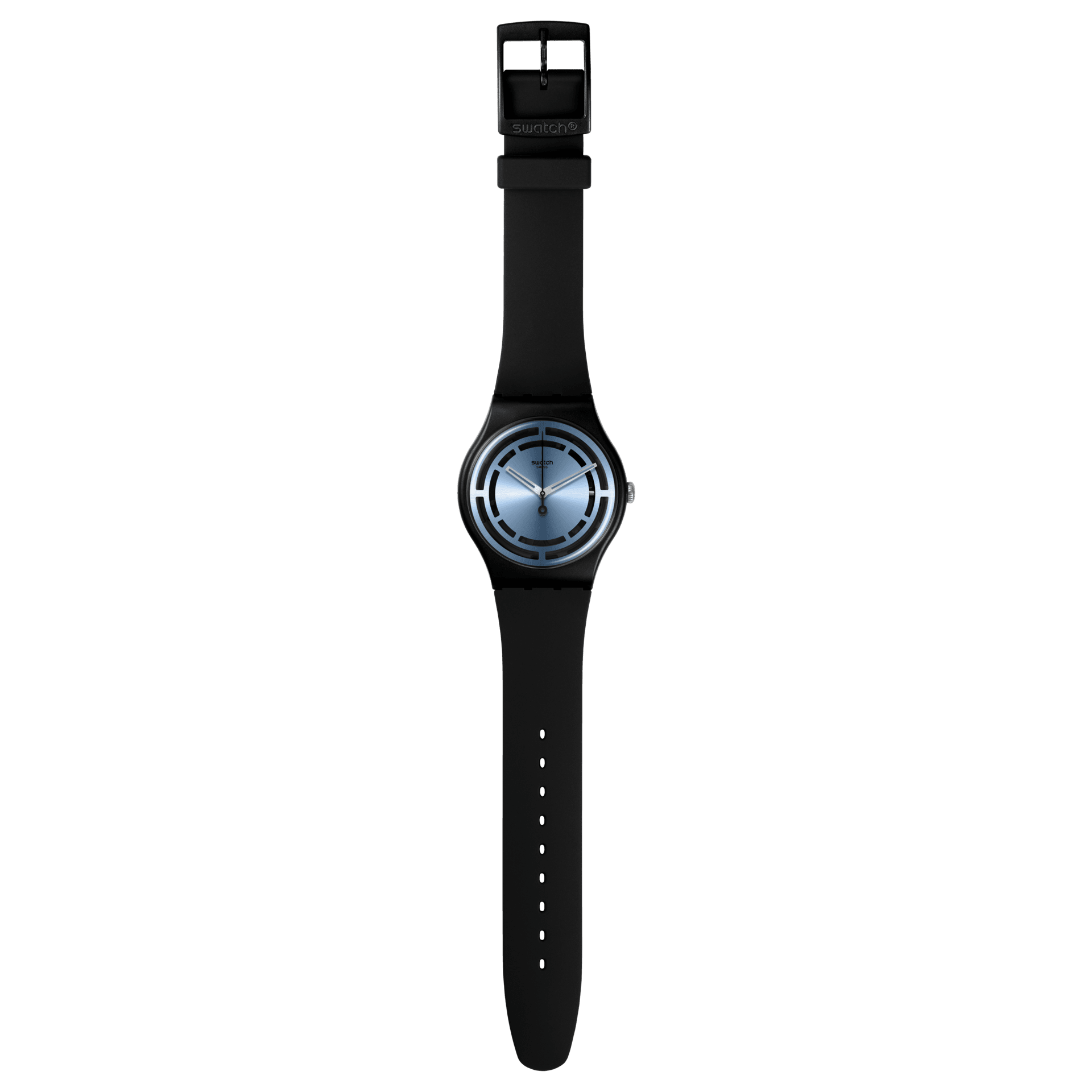 Swatch Circled Lines Unisex banda de resina – SO32B118