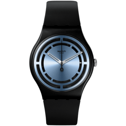 Swatch Circled Lines Unisex banda de resina – SO32B118