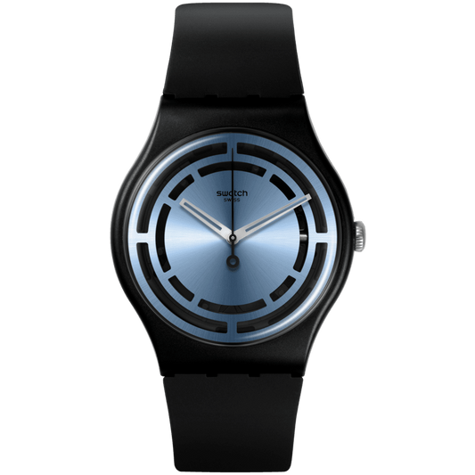 Swatch Circled Lines Unisex banda de resina – SO32B118