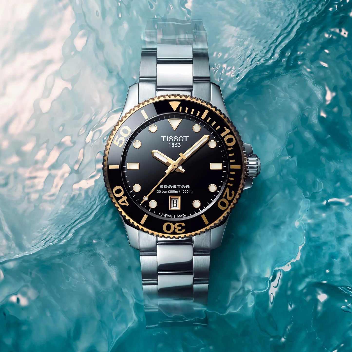 Tissot Seastar 1000 de hombre correa de metal – T120.210.21.051.00