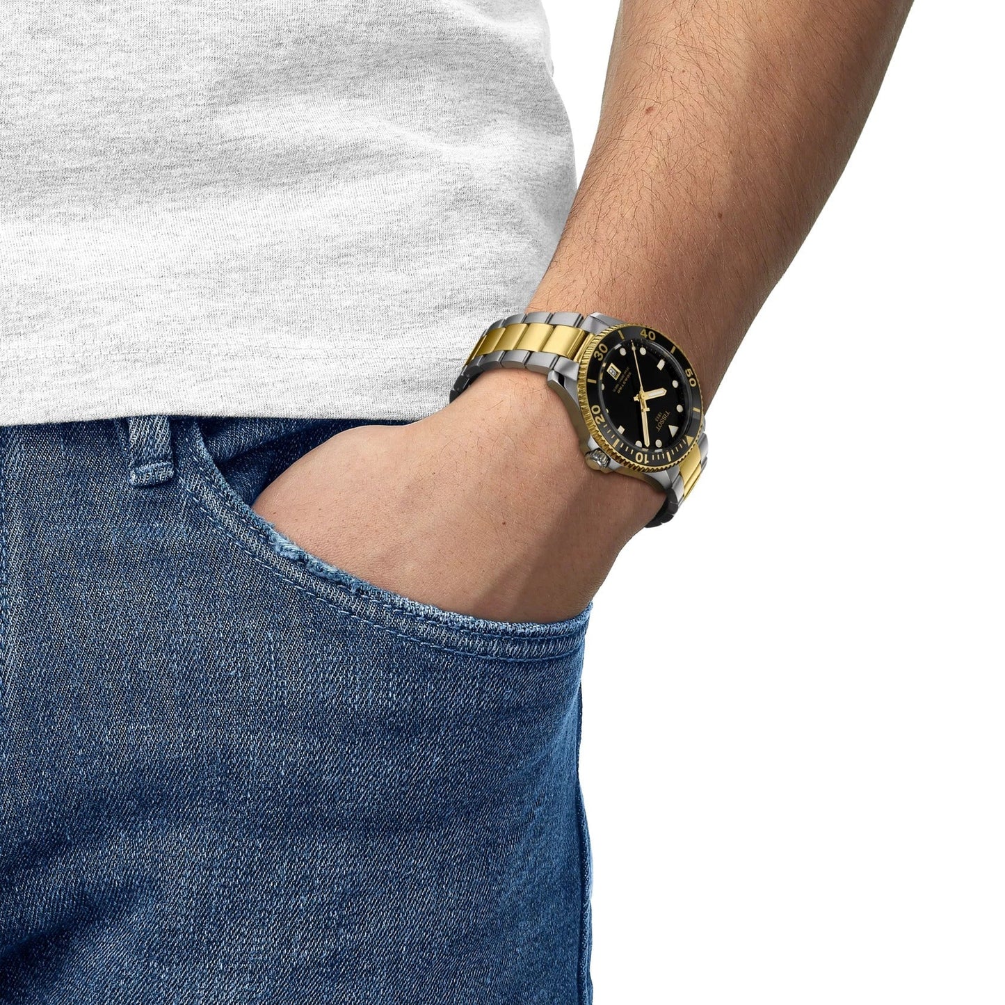 Tissot Seastar 1000 de hombre correa de metal – T120.410.22.051.00