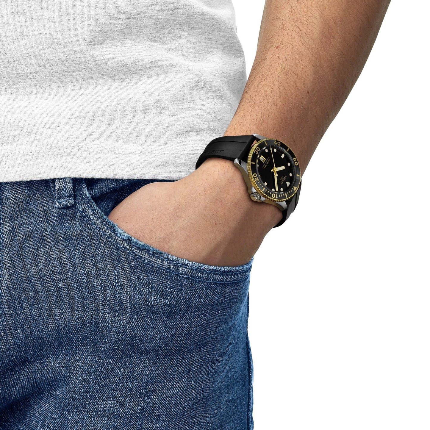 Tissot Seastar 1000 de hombre correa de silicona – T120.410.27.051.00