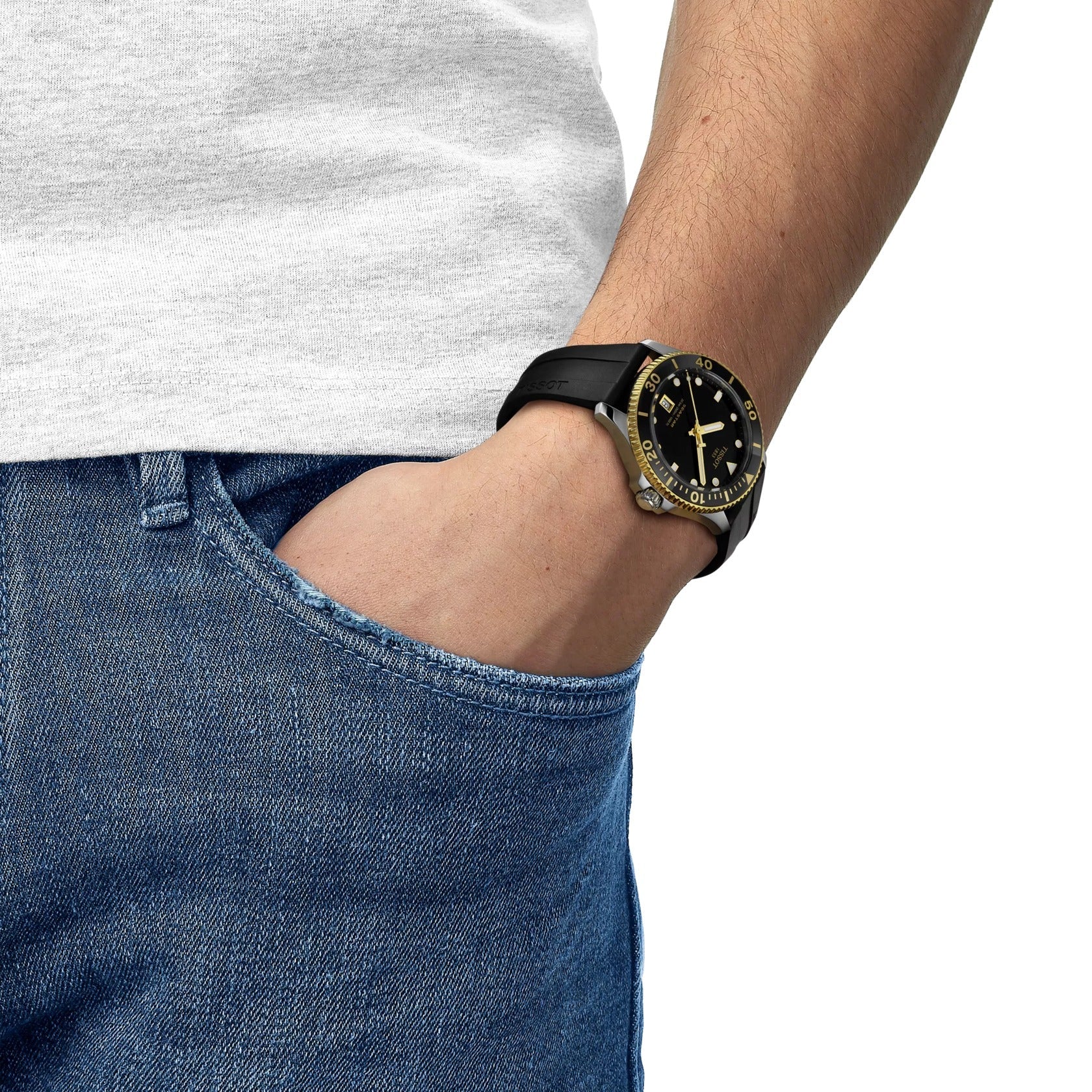 Tissot Seastar 1000 de hombre correa de silicona – T120.410.27.051.00
