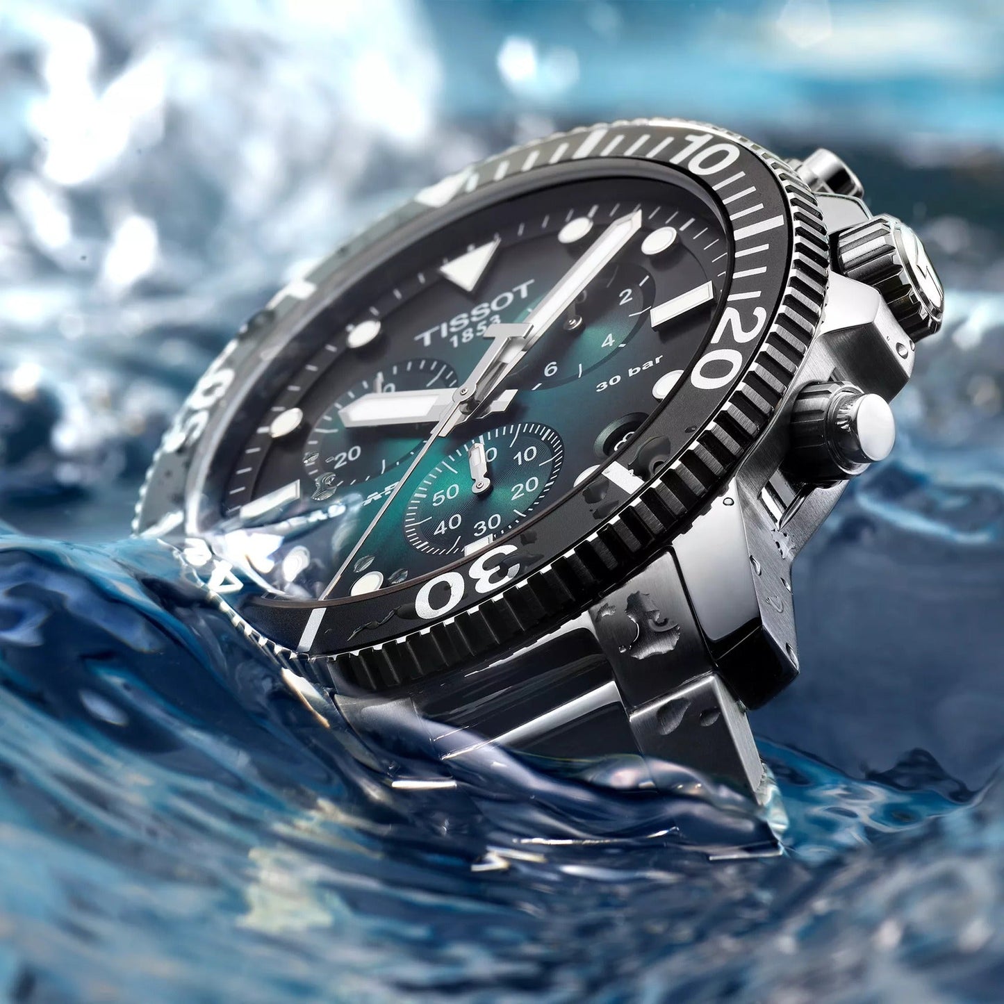 Tissot Seastar de hombre correa de metal – T120.417.11.091.01