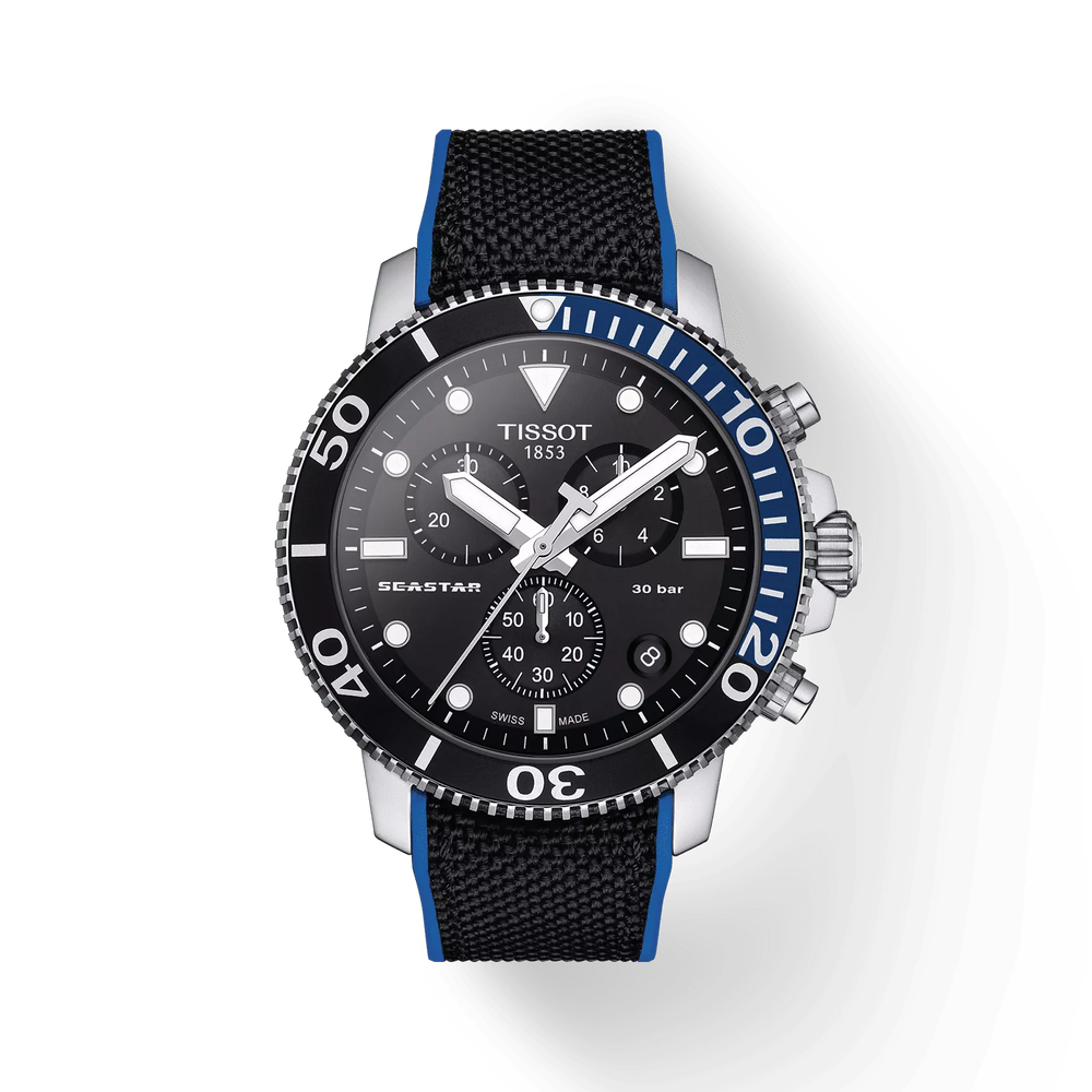 Tissot Seastar de hombre correa de tela – T120.417.17.051.03
