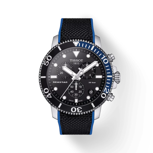 Tissot Seastar de hombre correa de tela – T120.417.17.051.03