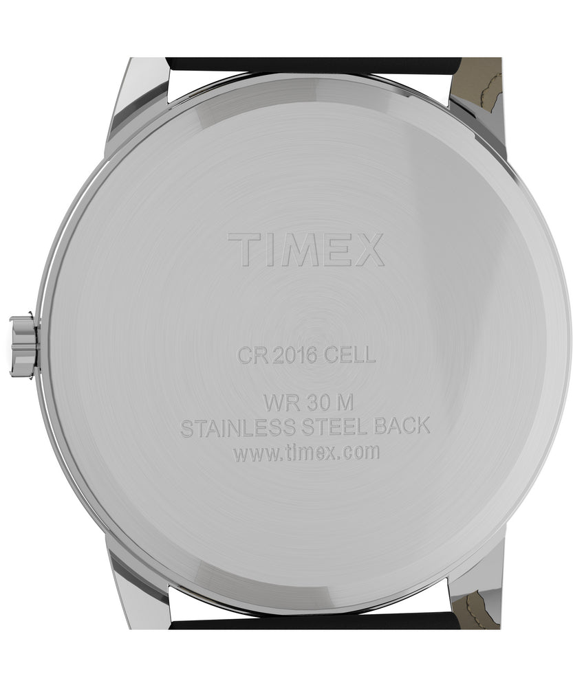 Timex Easy Reader Análogo de caballero corea de Piel 35 mm – T2H281