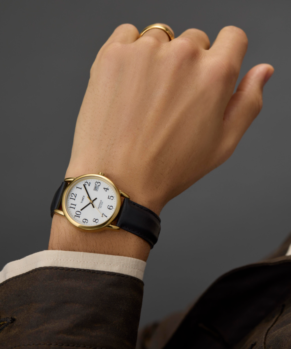 Timex Easy Reader para Caballero correa de piel 35 mm – T2H291