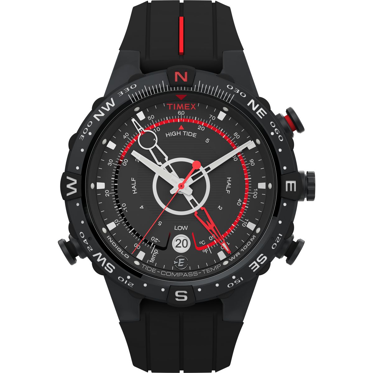 Timex Intelligent de hombre pulsera de caucho – T2N720