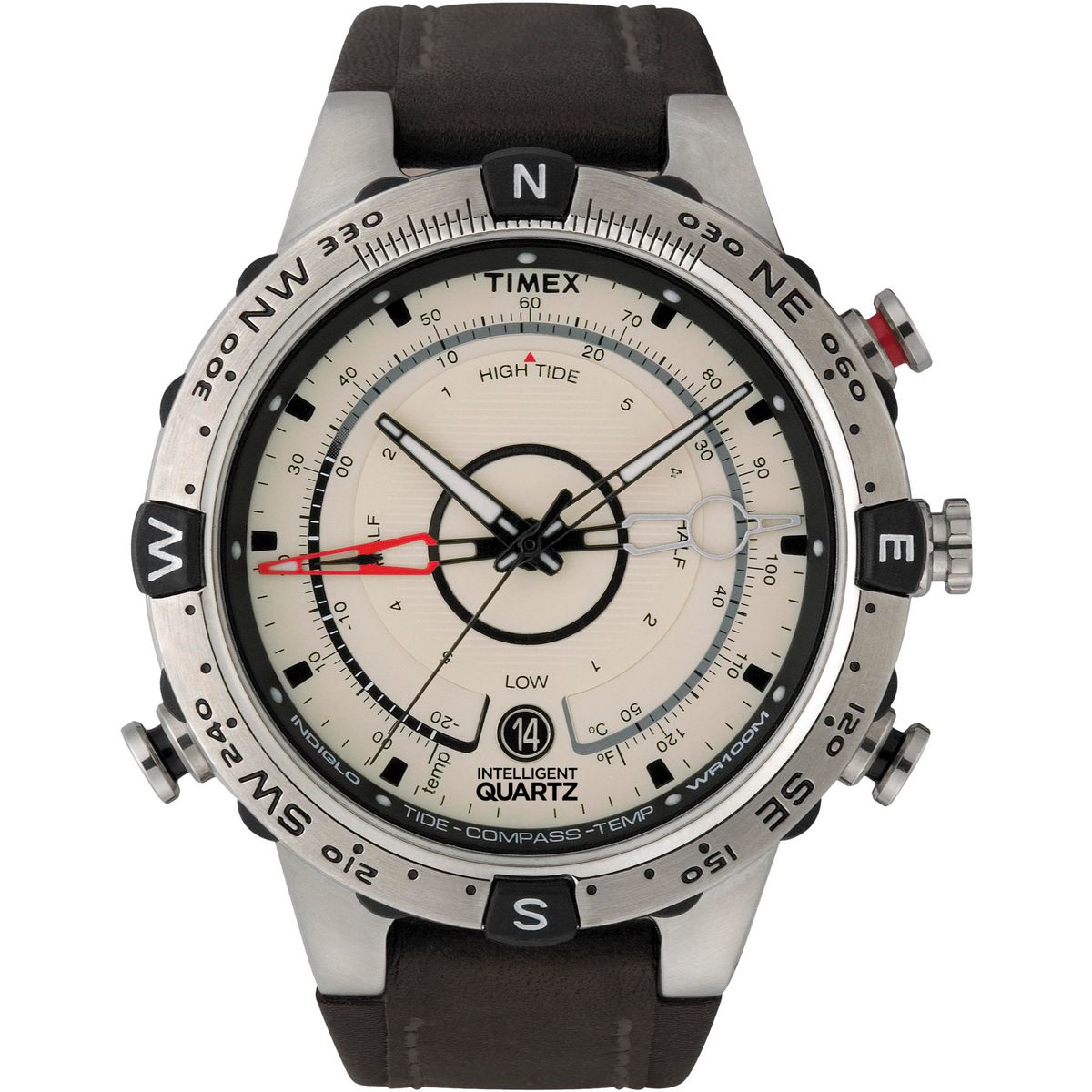 Timex Intelligent de hombre correa de cuero – T2N721