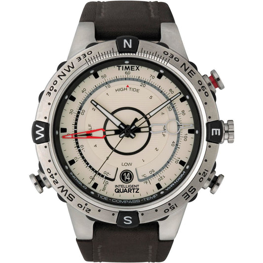 Timex Intelligent de hombre correa de cuero – T2N721