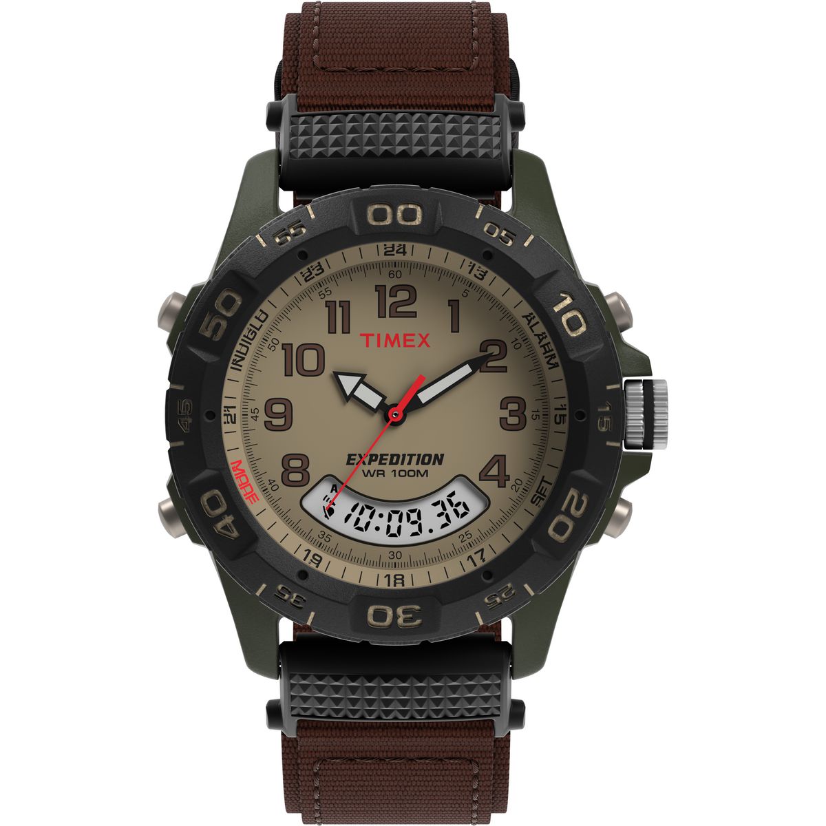 Timex Easy Reader para Hombre pulsera de tela 35 mm – T45181