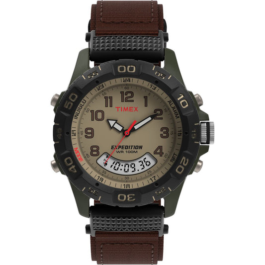 Timex Easy Reader para Hombre pulsera de tela 35 mm – T45181