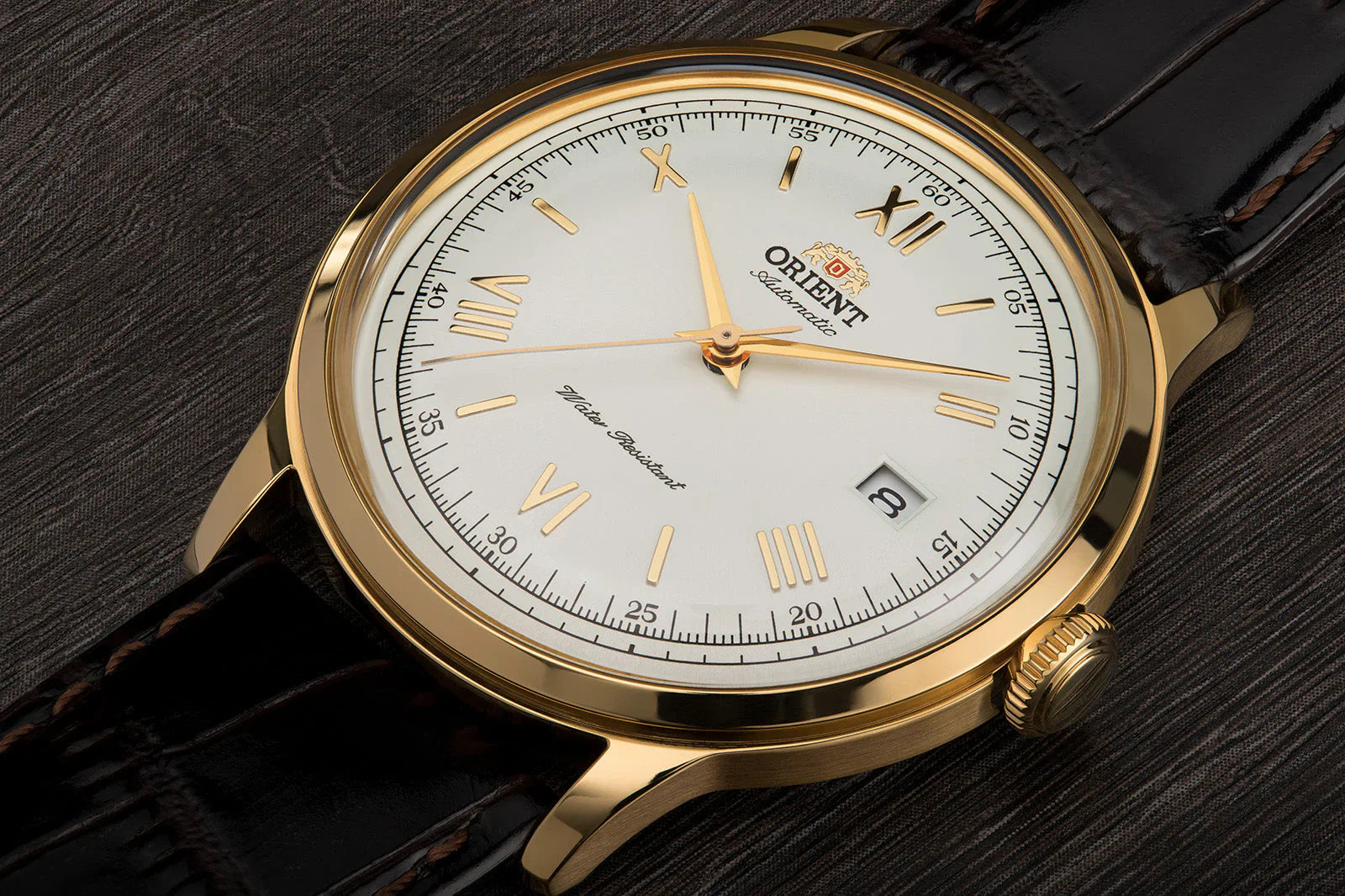 Orient Bambino de caballero pulsera de cuero – TAC00007W