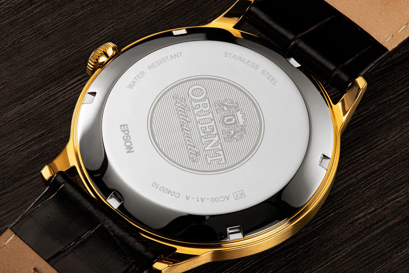 Orient Bambino de caballero pulsera de cuero – TAC00007W