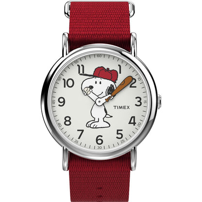 Timex x Peanuts Snoopy de caballero pulsera de tela 38 mm – TW2R41400