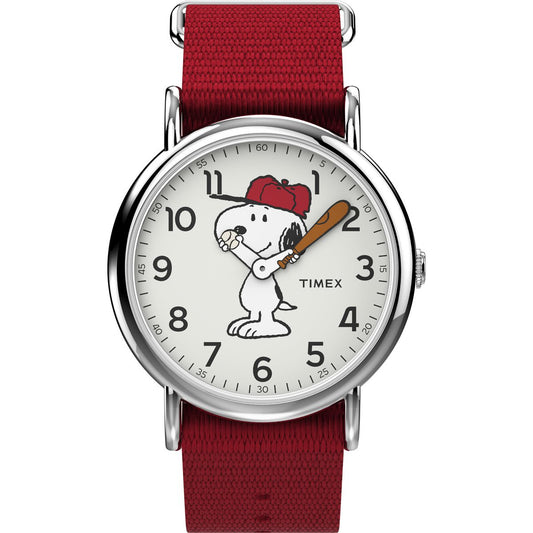 Timex x Peanuts Snoopy de caballero pulsera de tela 38 mm – TW2R41400