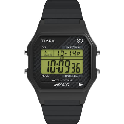 Timex T80 unisex correa de acero inoxidable 34 mm – TW2R67000