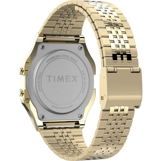 Timex T80 unisex banda de metal digital – TW2R79200