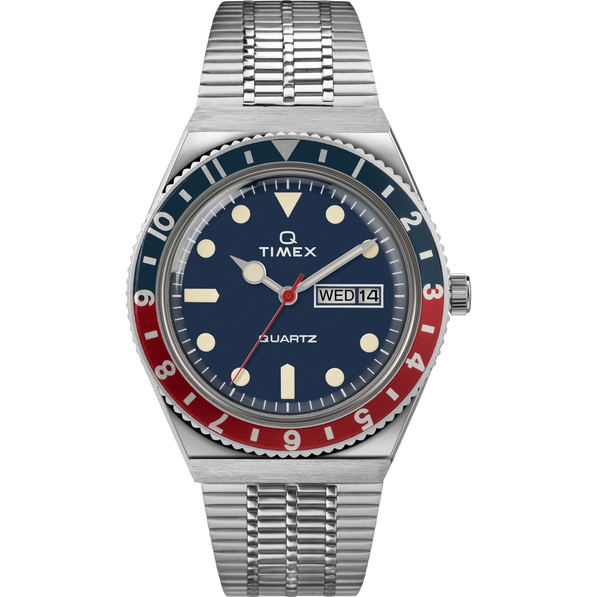 TW2T80700 Reloj Timex Q de hombre banda mesh