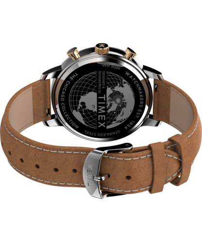 TW2U39000 Reloj Timex Chicago Cronógrafo de hombre correa de piel