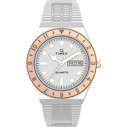 TW2U95600 Reloj Timex Q de señorita pulsera de metal 36 mm