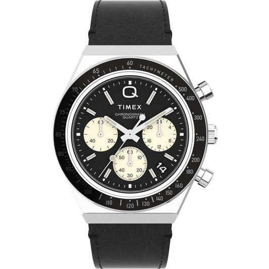 Timex Q de hombre correa de cuero – TW2V42700