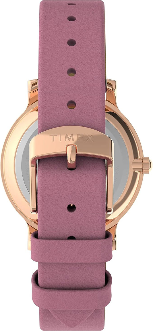 Timex Transcend de mujer correa de cuero 34 mm – TW2V66900