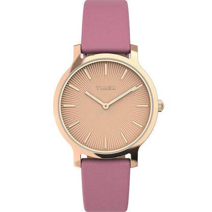 TW2V66900 Reloj Timex Transcend de mujer correa de cuero 34 mm