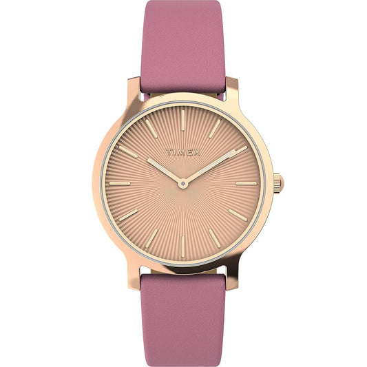 Timex Transcend de mujer correa de cuero 34 mm – TW2V66900