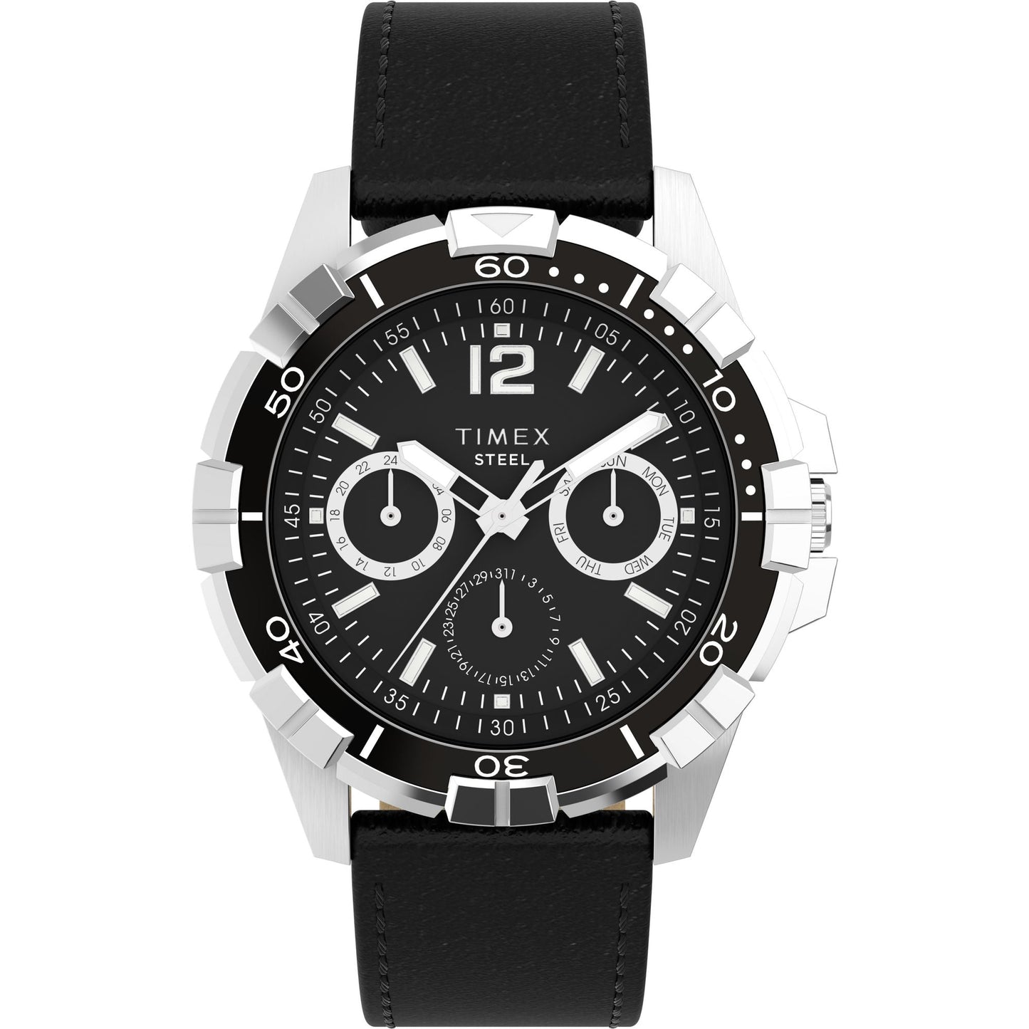Timex Premium Showcase de hombre pulsera de cuero 45 mm – TW2V79100