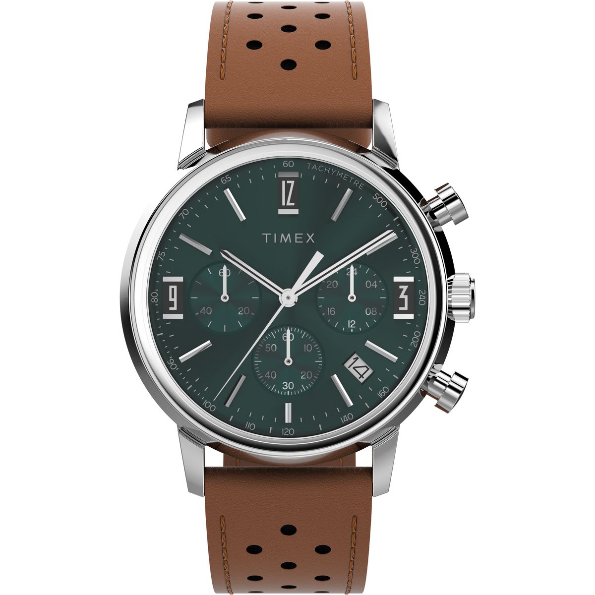 Timex Marlin Cronógrafo de hombre correa de cuero – TW2W10100