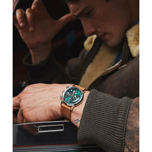 Timex Marlin Cronógrafo de hombre correa de cuero – TW2W10100