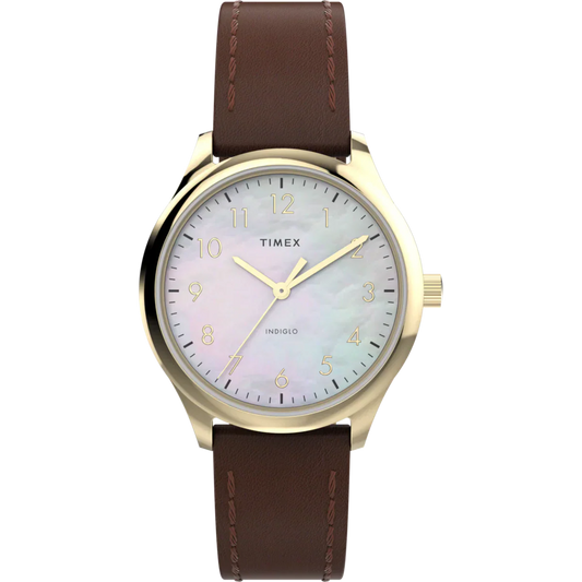 Timex de dama pulsera de piel 32 mm – TW2W15700